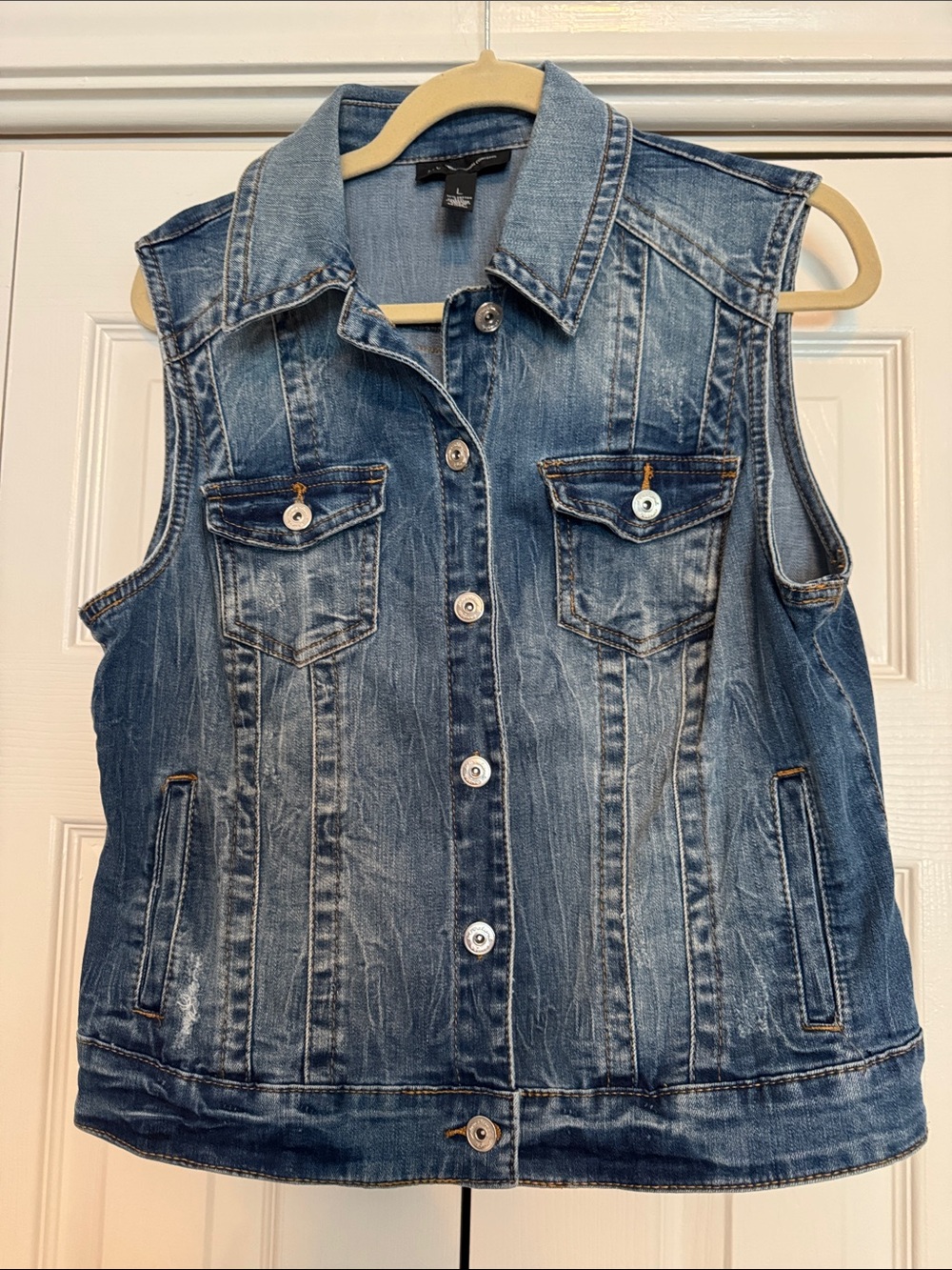 INC Denim Vest